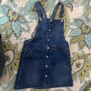 Cat and Jack overall jean skirt. Size girls 10/12